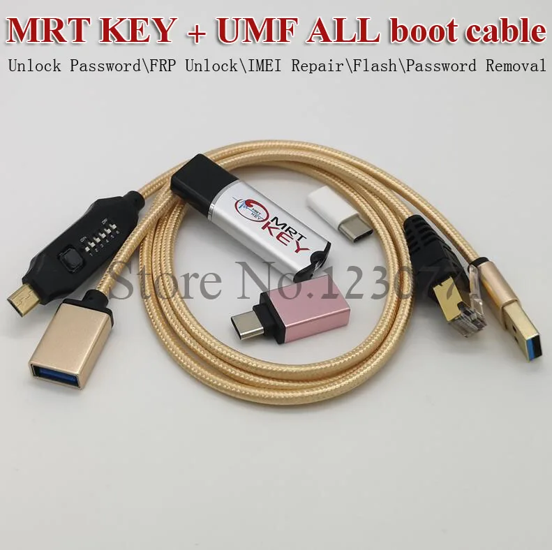 100% Оригинальный MRT Dongle mrt ключ + UMF кабель (Ultimate Multi-Functional cable) все кабель запуска