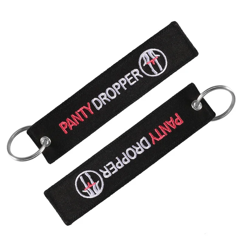 CLELO Travel accessories Embroidery Penty Dropper luggage tag With Keyring Chain Travel Bag Tag Fashion Aviation Gifts 5pcs/lot CLELO Travel accessories Embroidery Penty Dropper luggage tag With Keyring Chain Travel Bag Tag Fashion Aviation Gifts 5pcs/lot