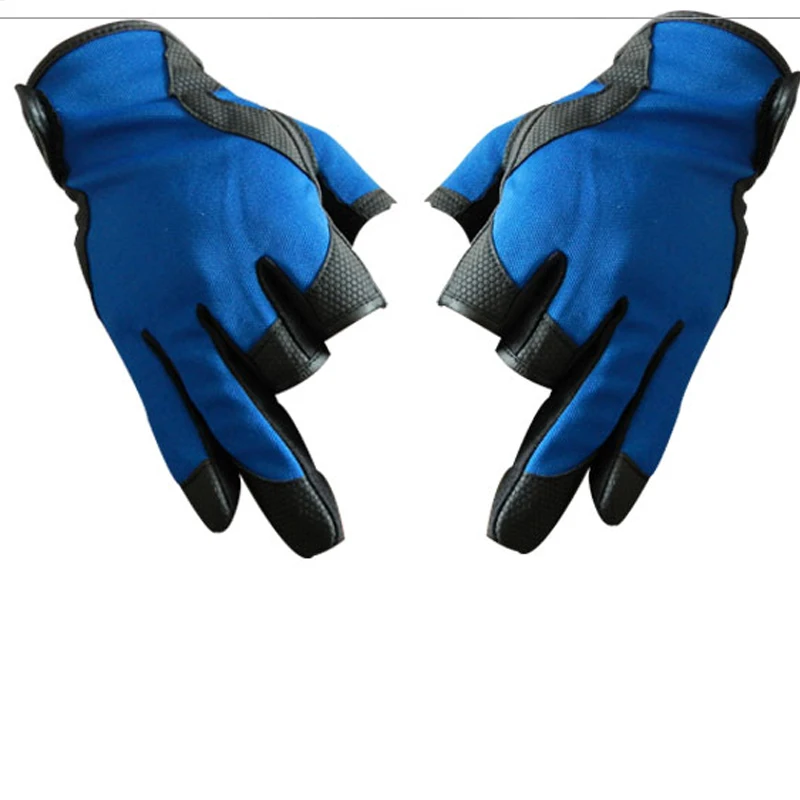 Waterproof non slip thermal breathable fishing gloves male 2018 new