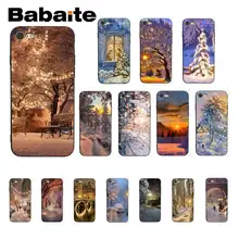 

Babaite Winter Light Snow Luxury Unique Design PhoneCase for iPhone 8 7 6 6S Plus 5 5S SE XR X XS MAX Coque Shell