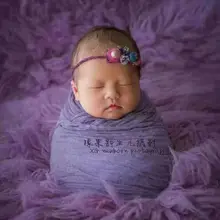 Nwborn детская Марля обертывание s новорожденный мальчик эластичная вязаная пеленка для пеленания девочек одеяло конверт для новорожденных реквизит для фотосъемки