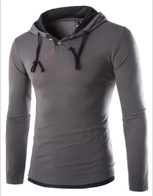 T Shirt Men Brand 2018 Fashion Men'S Hooded Stitching Design Tops & Tees T Shirt Men Long Sleeve Slim Male Tops XXXL OOISH HTB1fUYYJpXXXXa5XFXXq6xXFXXX4 - T Shirt Men Brand 2018 Fashion Men'S Hooded Stitching Design Tops & Tees T Shirt Men Long Sleeve Slim Male Tops XXXL OOISH