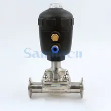 Подходит 12,7 мм Труба O/D SUS316 нержавеющая сталь санитарно 0," тройной зажим клапан