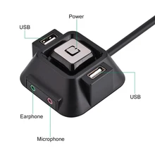 1,2 м ПК практичный столик для ПК блок питания вкл/выкл сброс HDD кнопка переключатель кабель