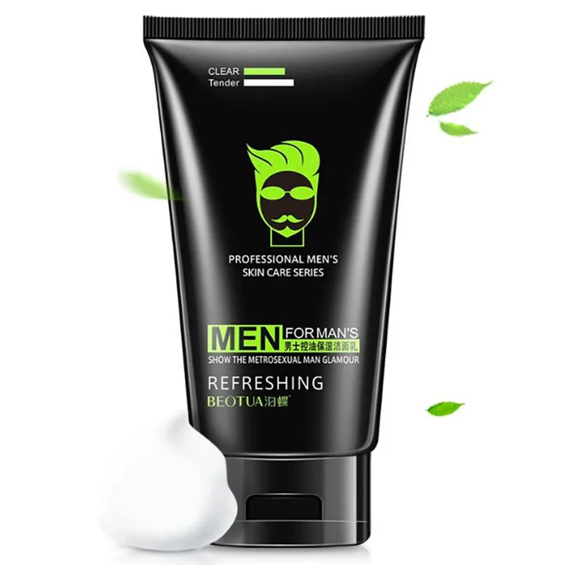 

Man oil-control face cleaner pore cleaner face wash men facial cleanser Acne blackhead men pore-cleansing Whitening Moisturizing