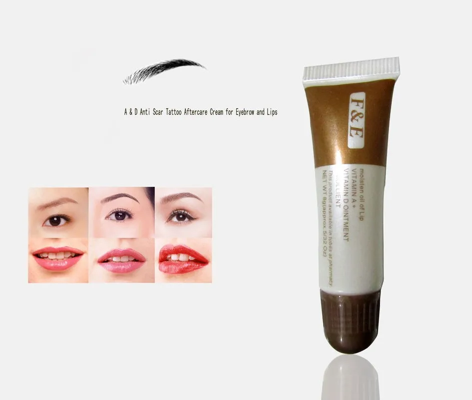 100Pcs/lot Tattoo Nursing Ointment A &amp D Anti Scar Aftercare Cream for Eyebrow and Lips Permanent Makeup Repair Gel | Красота и