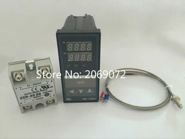 Digital PID Temperature Controller REX-C400 Thermocouple Input SSR/RELAY Output 