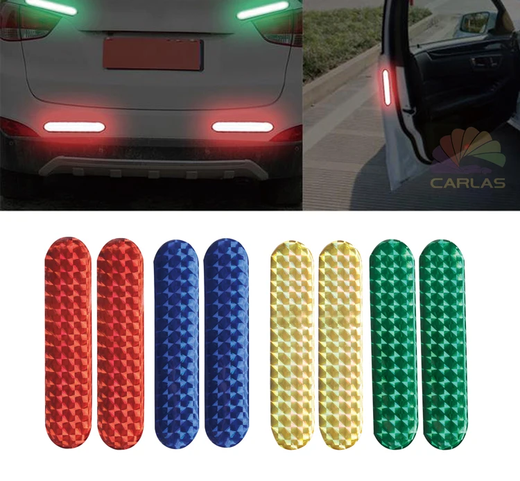 

2pcs Bike Stickers Decals Reflective Sticker Car MTB Bike Reflective Tape Sticker Safety Strip Adhesive Tape Bicycle Accessories