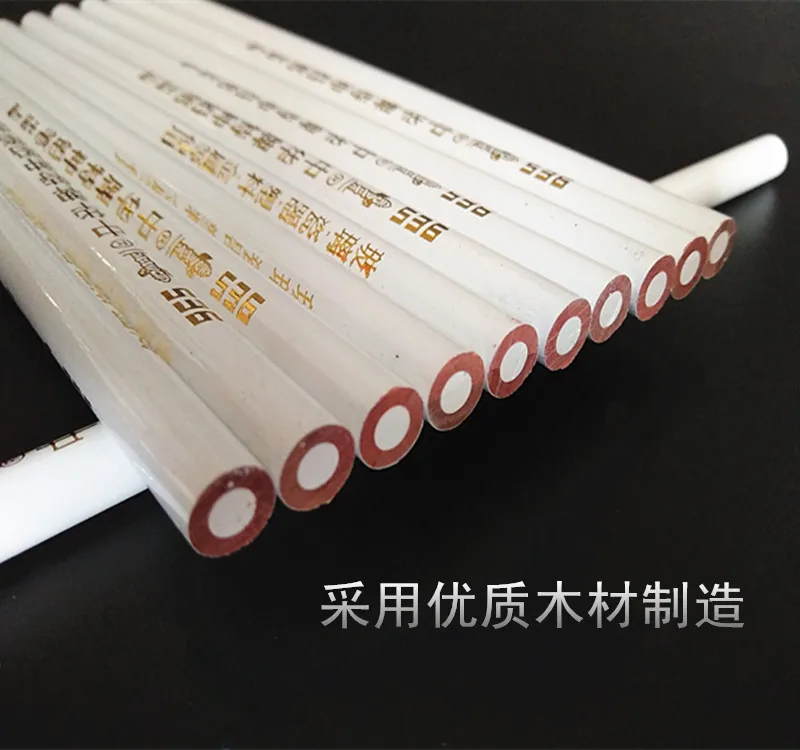 50pcs Special white pencil Point line Leather garment glass Woodworking pen Wax lead free shipping new ppd pro paste melting point 138 183 degrees lead free low medium temperature special solder paste for a8 a9 a10 a11 cpu chip