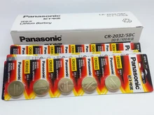 100PCS/LOT New Original Panasonic CR2032 2032 3V Button Cell Battery Coin Batteries For Watch Computer Free Shipping