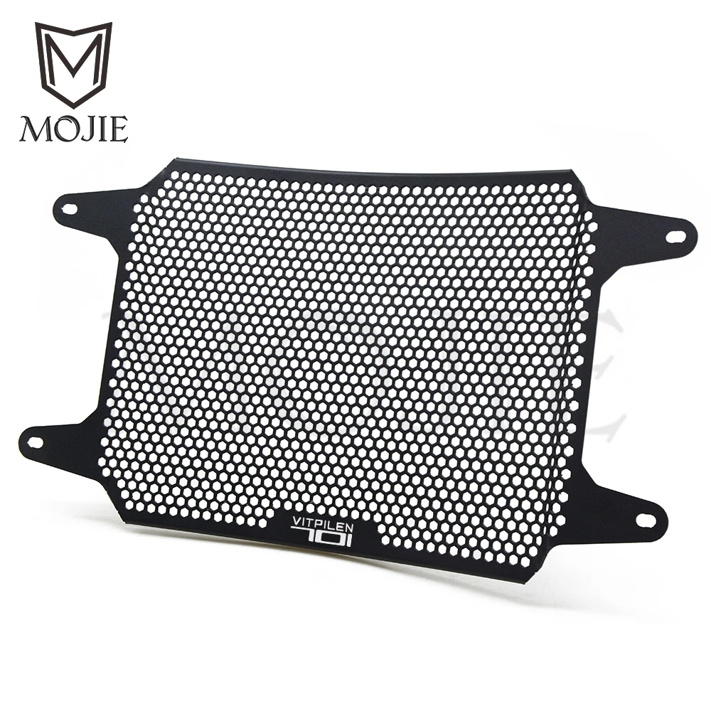 For Husqvarna Vitpilen 701- Svartpilen 701- Motorcycle Radiator Grille Guard Cover Fuel Tank Protection Net - Цвет: Vitpilen 701 logo