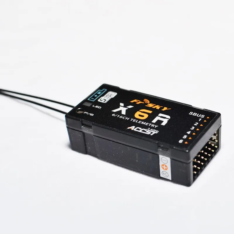 

X6R 6/16Ch S.BUS ACCST Telemetry Receiver W/Smart Port compatible with Taranis X9D/X9DPLUS, X9E. HORUS X12D