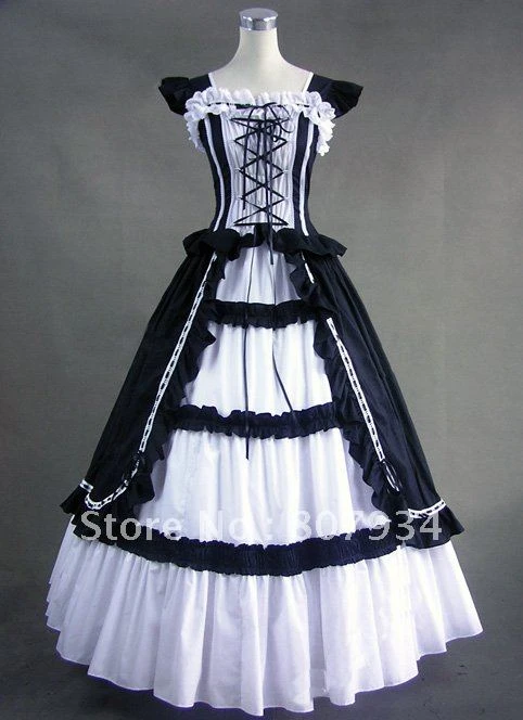 Women's gothic vintage victorian ball gown corset dress Clearance