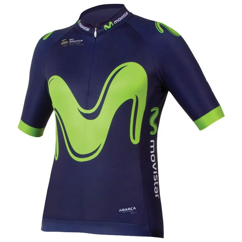 

2017 Pro team movistar cycling jerseys summer Bicycle maillot breathable MTB Short sleeve bike cloth Ropa Ciclismo only