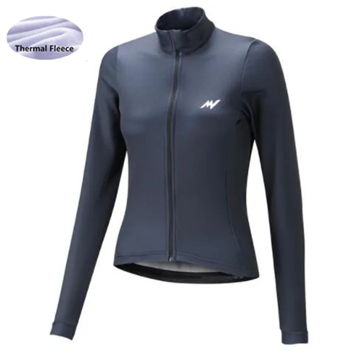 Morvelo women Winter Thermal Fleece long sleeve cycling jersey Windproof bike jersey bicycle waterproof coat ropa ciclismo