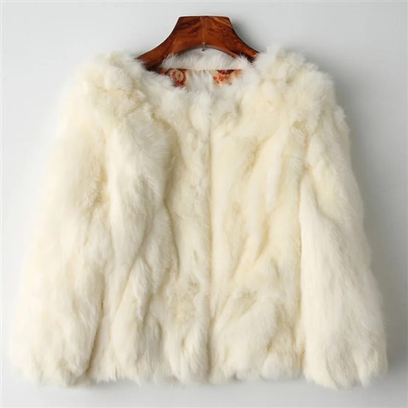 Натуральная кроличья шерсть, искусственная кожа, мех норки, осенняя куртка, пальто для женщин, свободное зимнее пальто для женщин, Fourrure Femme, модная меховая одежда