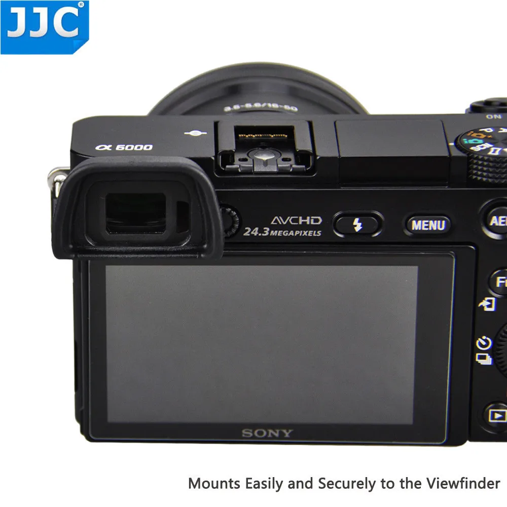 JJC камера видоискатель окуляр глаз чашки для SONY A6100 A6300 A6000 NEX-6 ILCE-6000 FDA-EV1S наглазник заменить FDA-EP10