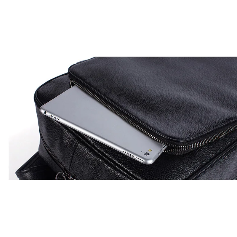 AETOO, повседневный деловой кожаный рюкзак, большая вместительность, мужской и женский кожаный рюкзак для компьютера, Студенческая сумка
