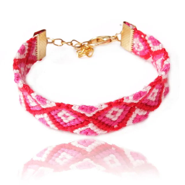 Us 1 99 Aliexpress Bright Coloured Bohemian Embroidery Thread Wayuu Woven Friendship Bracelet Handmade Macrame Prismatic Waterproof Surf Us 1 99 Aliexpress Bright Coloured Bohemian Embroidery Thread Wayuu Woven Friendship Bracelet Handmade Macrame Prismatic Waterproof Surf
