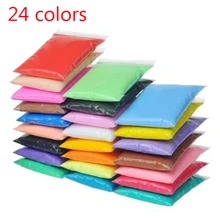 2018 New Slime 24 Colors Soft Creative Playdough Children Learning Polymer Clay toys light clay intelligent