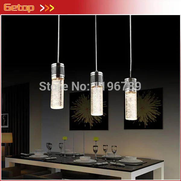 Best Price 3pc Set Lighting Crystal Lamp Modern Brief Led Pendant Best Price 3pc Set Lighting Crystal Lamp Modern Brief Led Pendant Creative Bar Light Free Shipping