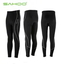 Велосипеды одежда мужчины Дорожный велосипед Джерси стрейч плотный тренажерный зал Штаны компрессионные колготки 12D мягкий Велосипеды комплект excercise и фитнес Пан