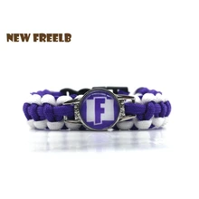 Горячие и классические FPS игры битва королевская браслеты синий белый мода ручной работы персонализированные ювелирные изделия для женщин и мужчин фанатов