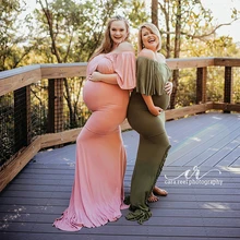 New Maternity Dress 2019 Maternity Photography Props Long Pregnancy Dress Clothes For Pregnant Women Pregnancy Clothes hi bloom new fashion summer maternity dress pregnant knee length clothes for pregnancy women elegant evening party vestidos