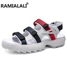 Модные мужские сандалии; летние мужские шлепанцы; Повседневная обувь; пляжные дышащие сандалии; Мужская обувь; Вьетнамки; Zapatos