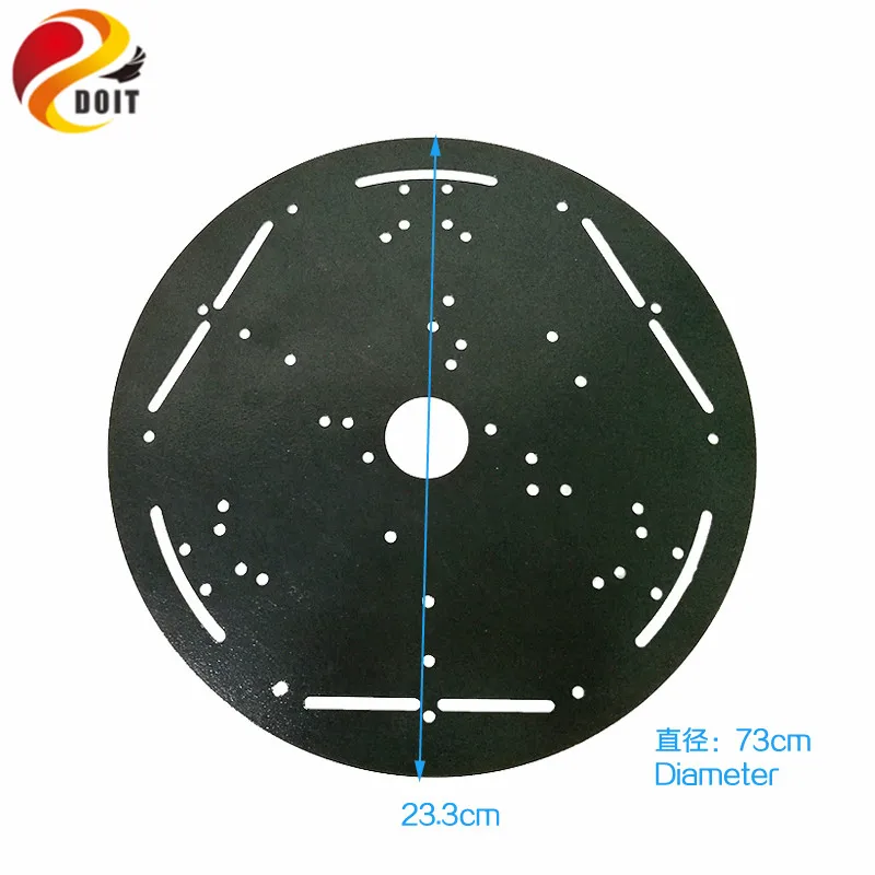 DOIT High hardness Steel Panel Tank Frame Chassis Plate Metal Chassis Robotic Car Remote Platform DIY Toy Parts