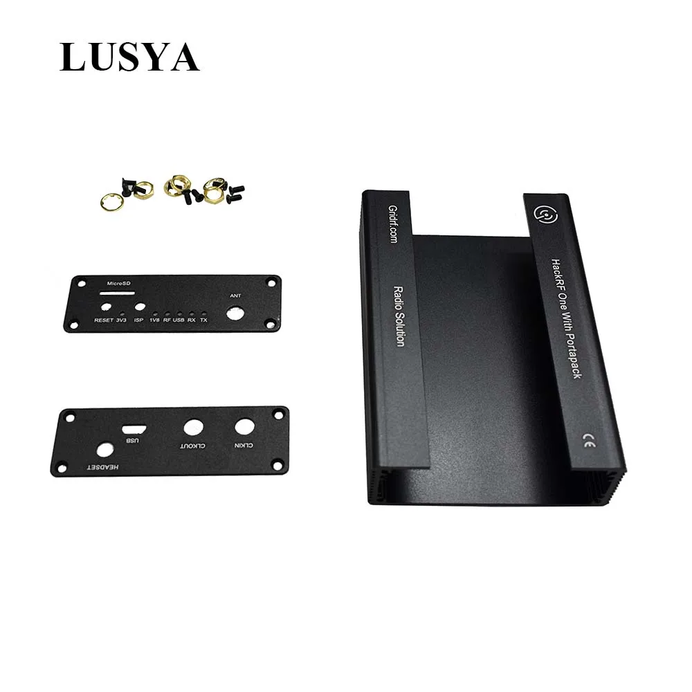 

Lusya PortaPack Aluminum shell For HackRF One 1MHz-6GHz SDR receiver and transfer AM FM SSB Ham radio C2-002