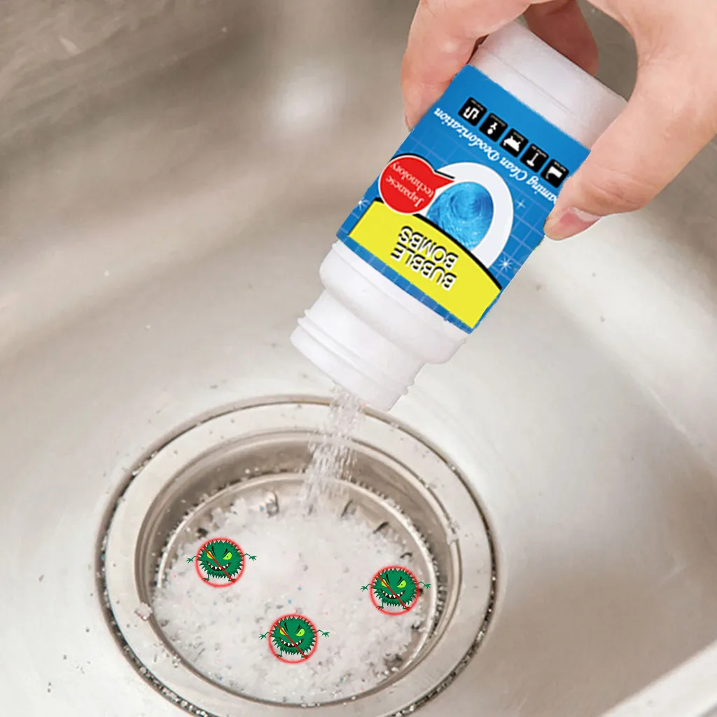 

Strong Sterilization Multi-function Decontamination Powder Foaming Cleaner Universal Dredge Tool for Toilet Kitchen Stains