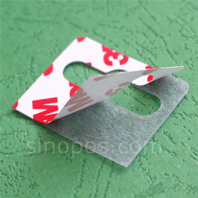 can be stapled or glued Euro hook hanging tab card or repair card in 3 sizes 