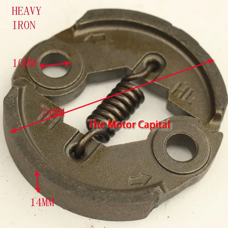 FREE SHIPPING 40 5 Steel Heavy Duty Clutch For 33cc 43cc 49cc Gas