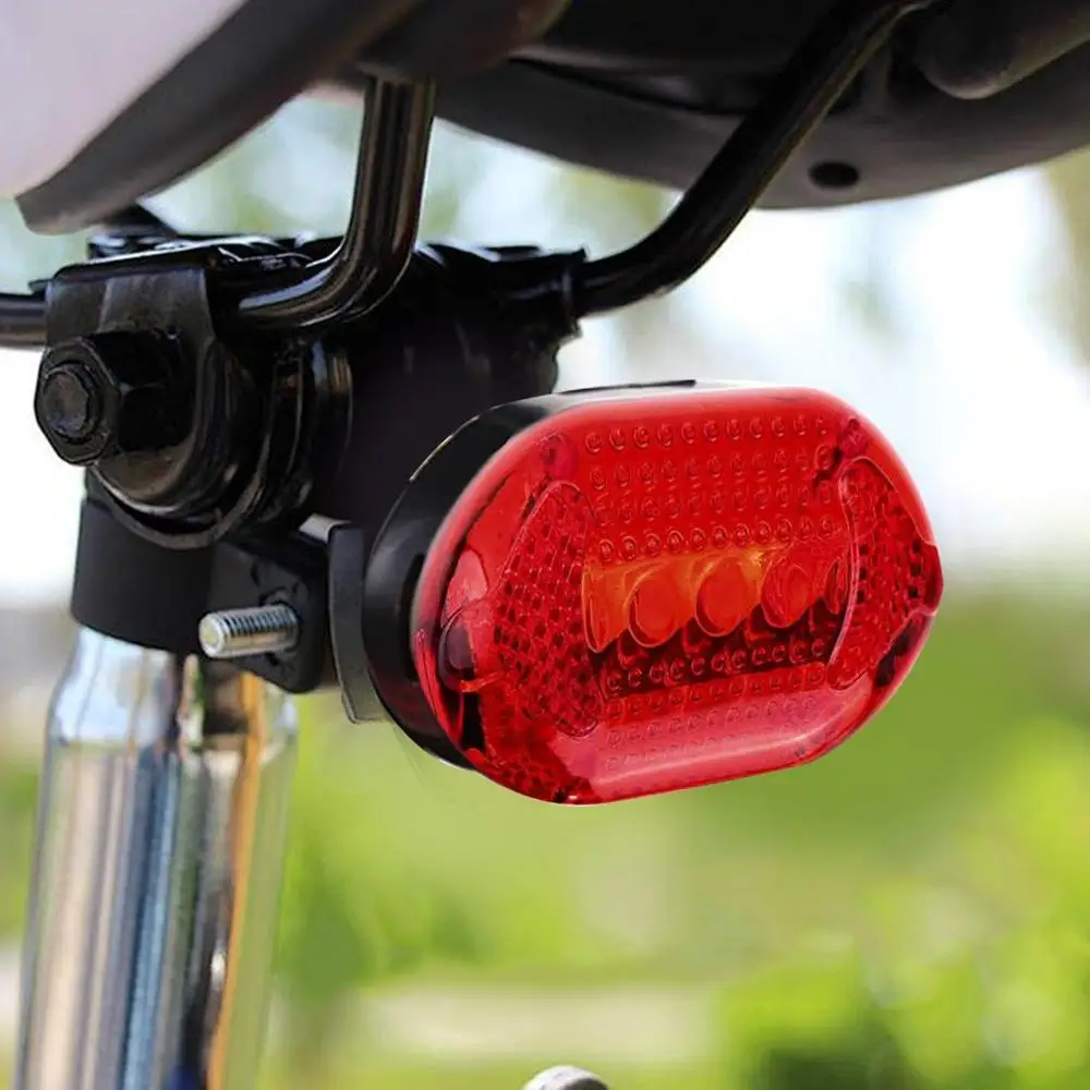 Waterproof 5 LED Bike Bicycle Flashing Flashlight Rear Tail Light Lamp Mountlamp mount5 led