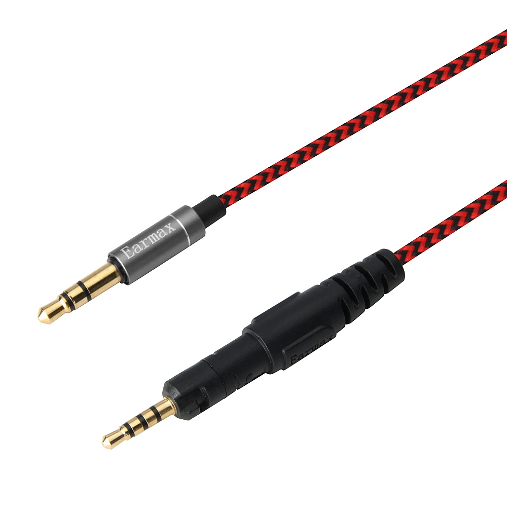 Замена аудио нейлоновый кабель для аудио-техника ATH-M50x M40x M70x M60x наушники