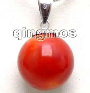 

SALE Big 11-13mm GENUINE Red Natural Coral pendant & Free 16" silver S925 Chain-5502 Wholesale/retail Free shipping
