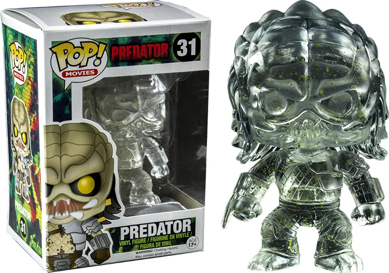 Эксклюзивные официальные фильмы FUNKO POP: Хищник с крови (прозрачный) Виниловая