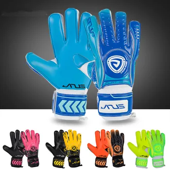 

free shipping adult's goal keeper gloves finger protection No 6- No 10