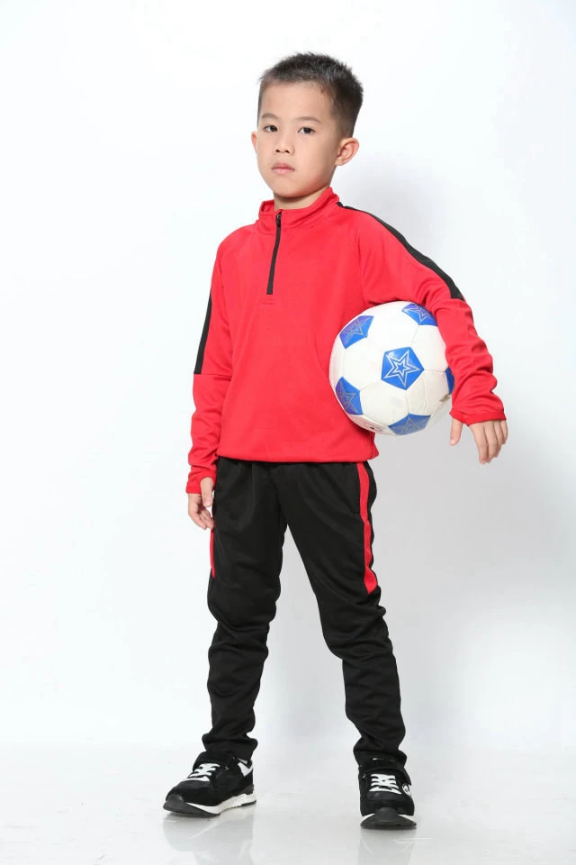 Survetement/спортивный костюм для мальчиков, футболка+ штаны, спортивный костюм, комплект одежды - Цвет: 802 Red
