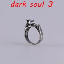 Dark Souls 3 Металлические Кольца Серебряный Кот Косплей кольцо аксессуары для женщин и мужчин кольцо Высокое качество