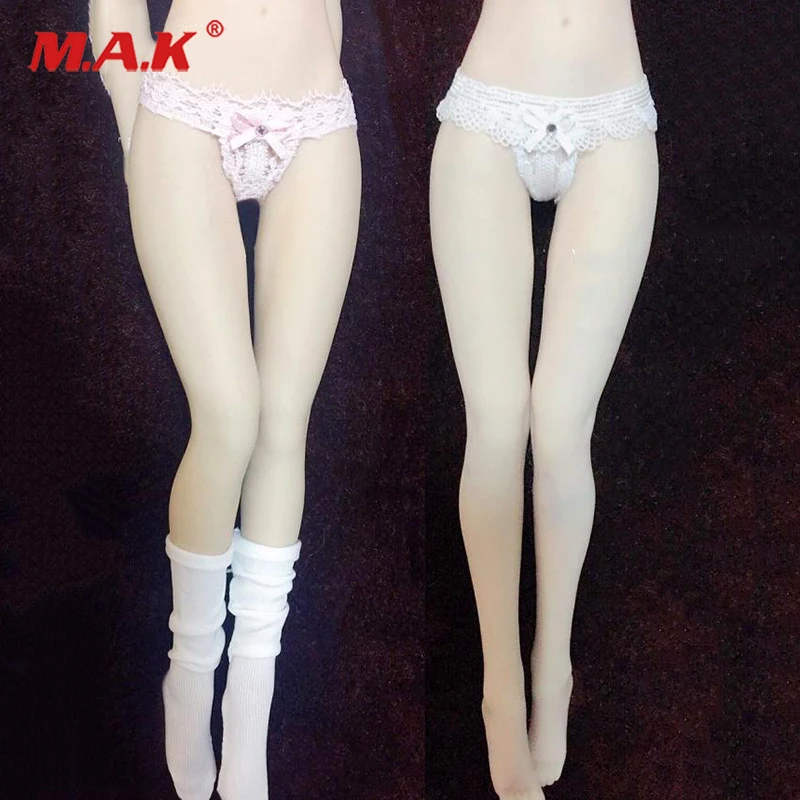 

Customize 1/6 Scale White/pink Lace Underpants Underwear Lace Thong Sexy panties model For 12'' Female Action Figures