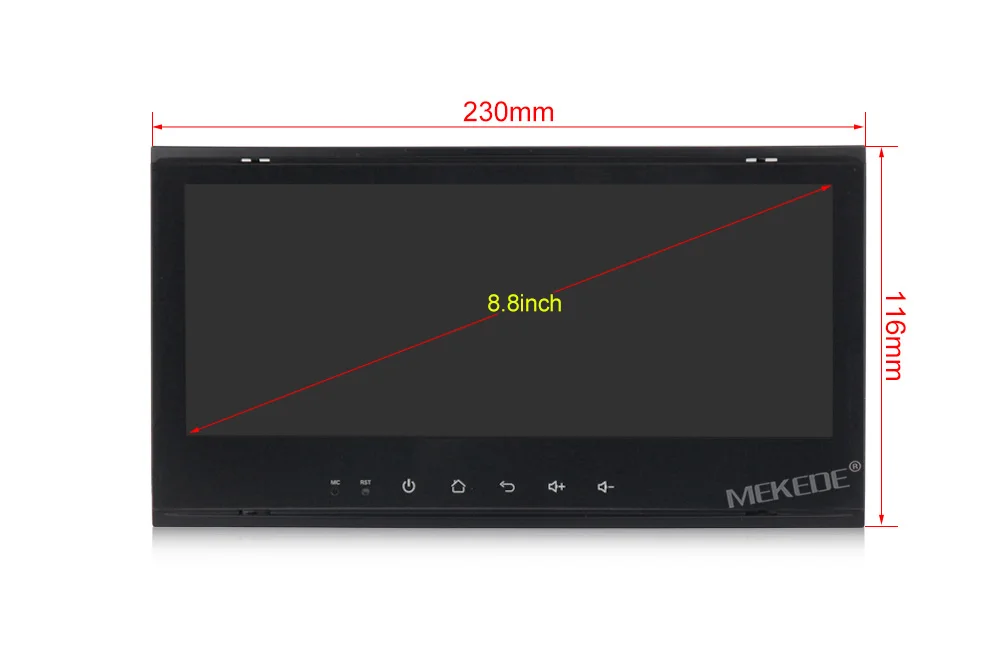 Mekede автомобильный мультимедийный плеер 8," HD Android 9,1 gps Авторадио для VW/Volkswagen/Touareg Canbus Wifi FM радио USB DVR 2 ГБ+ 32 ГБ