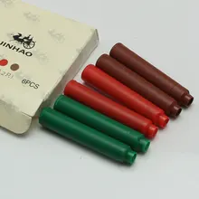 15 шт. чернила с перьевой ручкой высокого качества Товары для офиса и школы картридж цвета Новинка