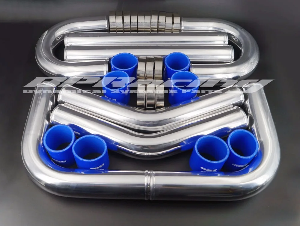 US $63.00 3 Inch Od 76 Mm 2mm Thickness Aluminum Turbo Intercooler Piping Kit Pipes Clamp Coupler Universal
