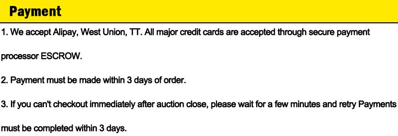 Payment