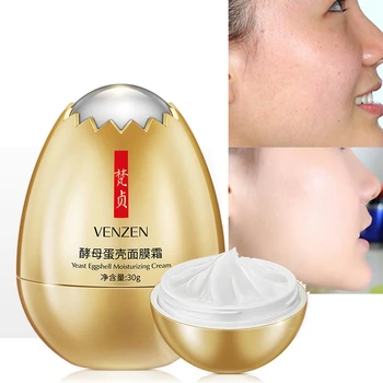 

Yeast Egg Shell Moisturizing Cream Pore Silky Smooth Face Tightening Whitening Acne Shrink Pores Skin Care Serum korean