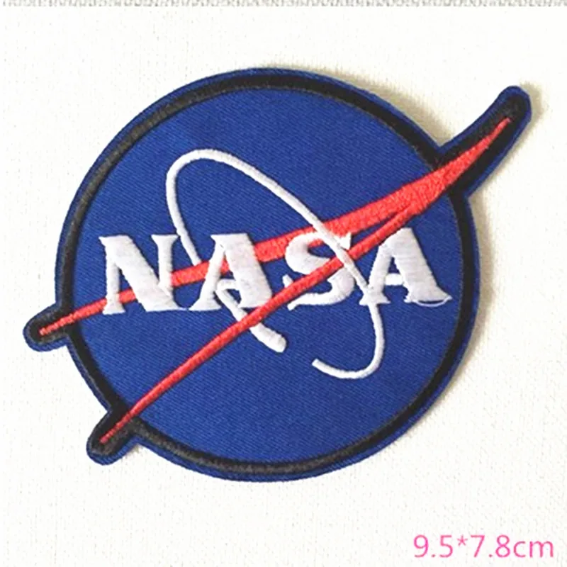 NASA Patch Space Center Uniform Clothing Polo Jacket Shirt Embroidered Iron on Sew on patches