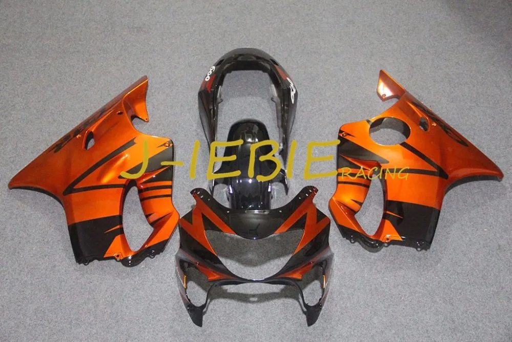 

Orange black Injection Fairing Body Work Frame Kit for HONDA CBR600 CBR 600 F4 1999 2000