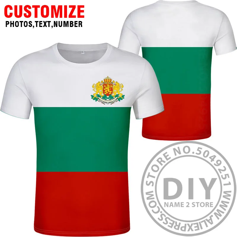 Болгарийская футболка, сделай сам,, на заказ, с именем, номером bgr, футболка страны, флаг страны, bg, болгарский черный, для колледжа, принт, фото, одежда - Цвет: Style 4